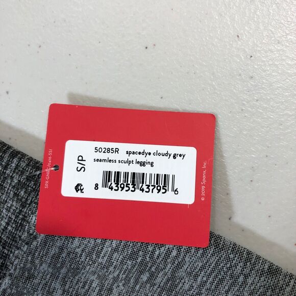 Spanx Seamless Sculpt Legging Spacedye Cloudy Gray sz S 50285R Womens - Picture 3 of 10